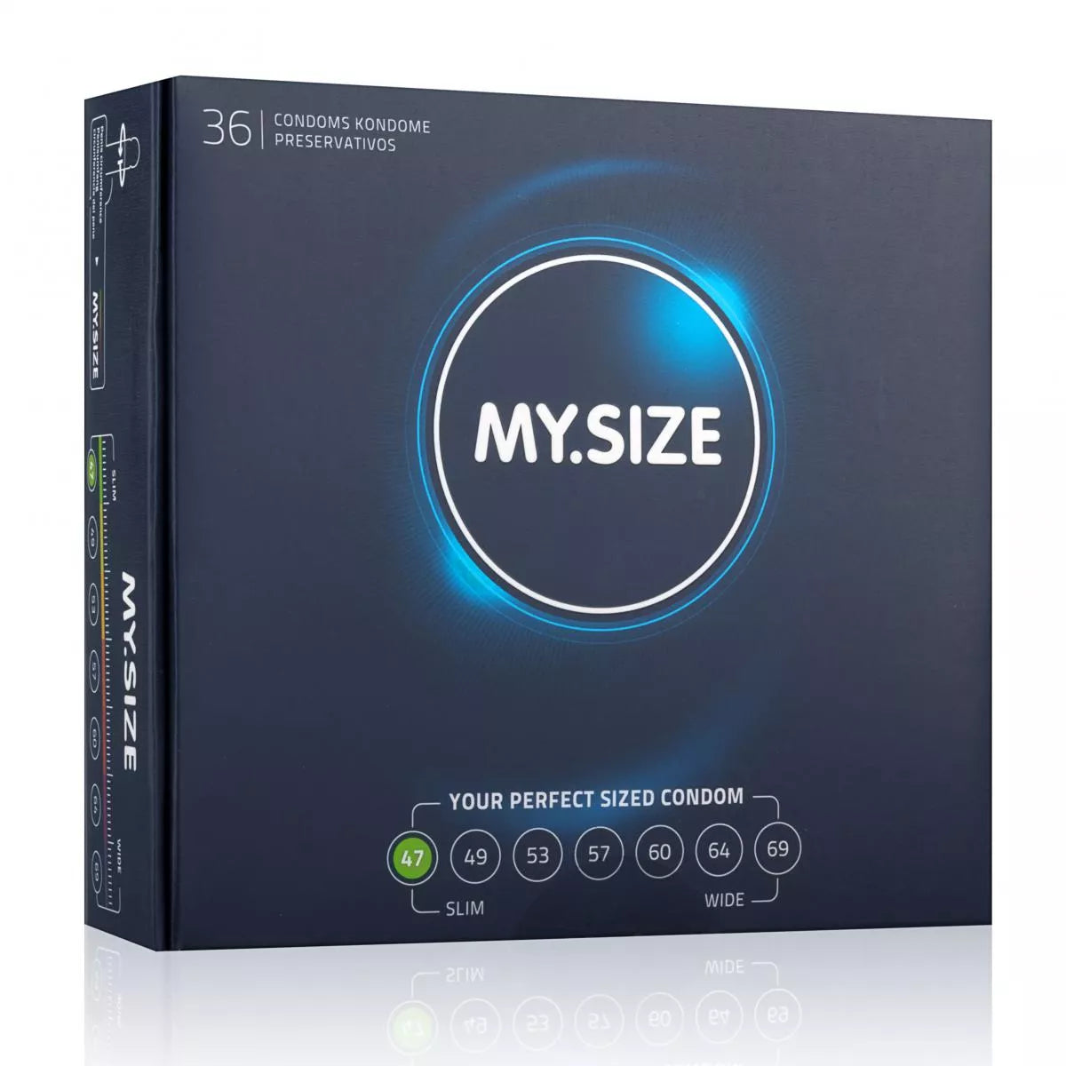 My.Size Pro 47 mm 36pcs condom pack
