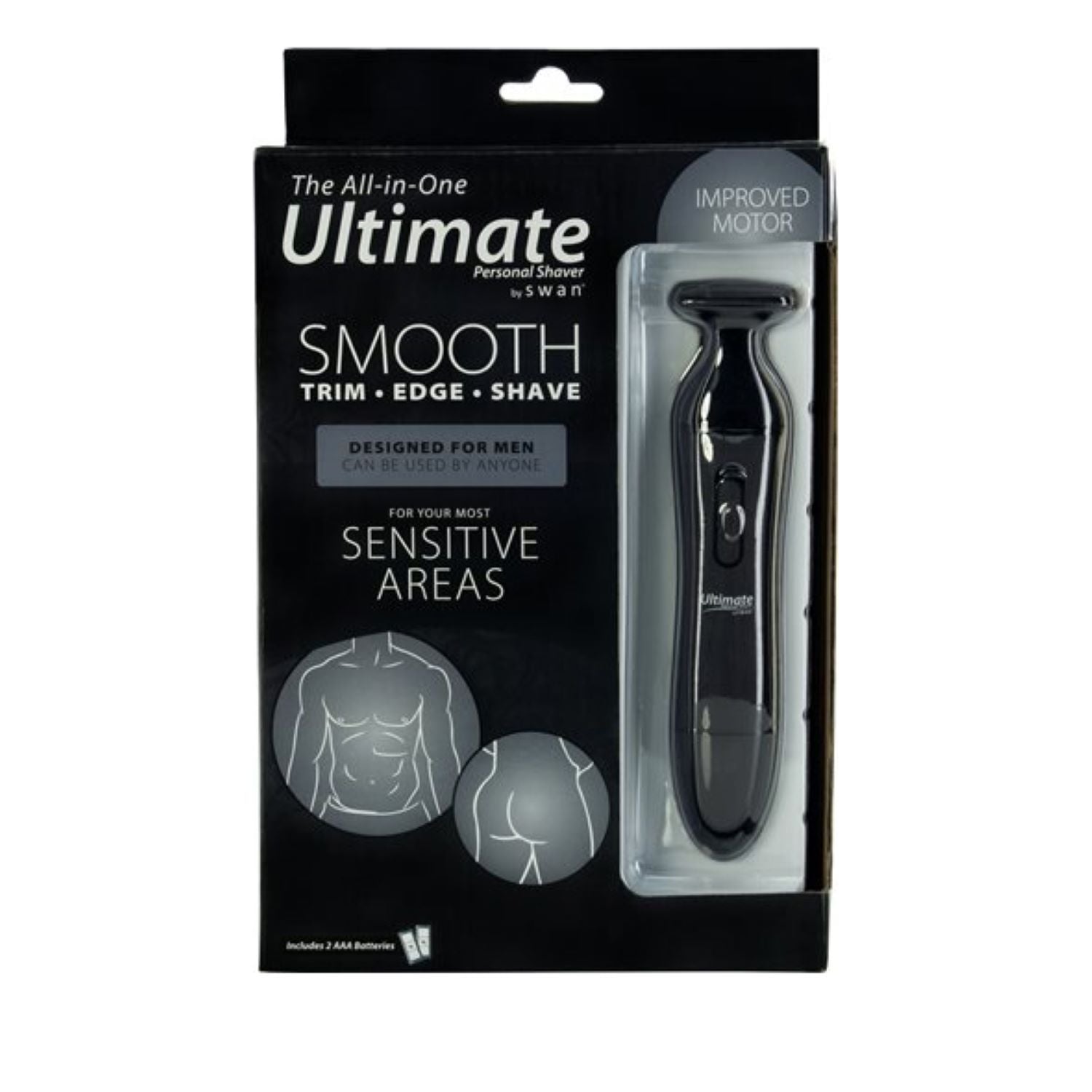 Swan Vibes - Shaver Set for Men - Black