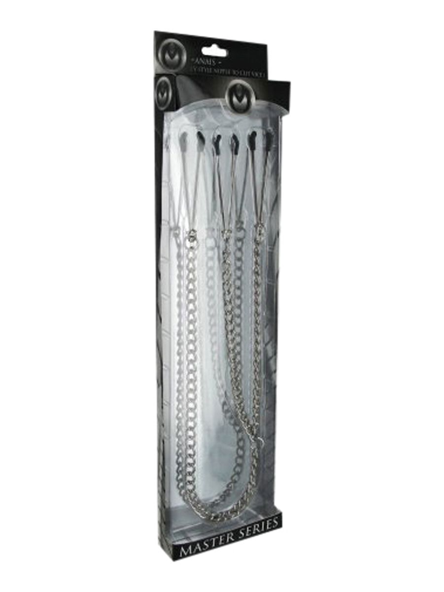 Master Series - Nipple to Clit Tweezer Clamp Set