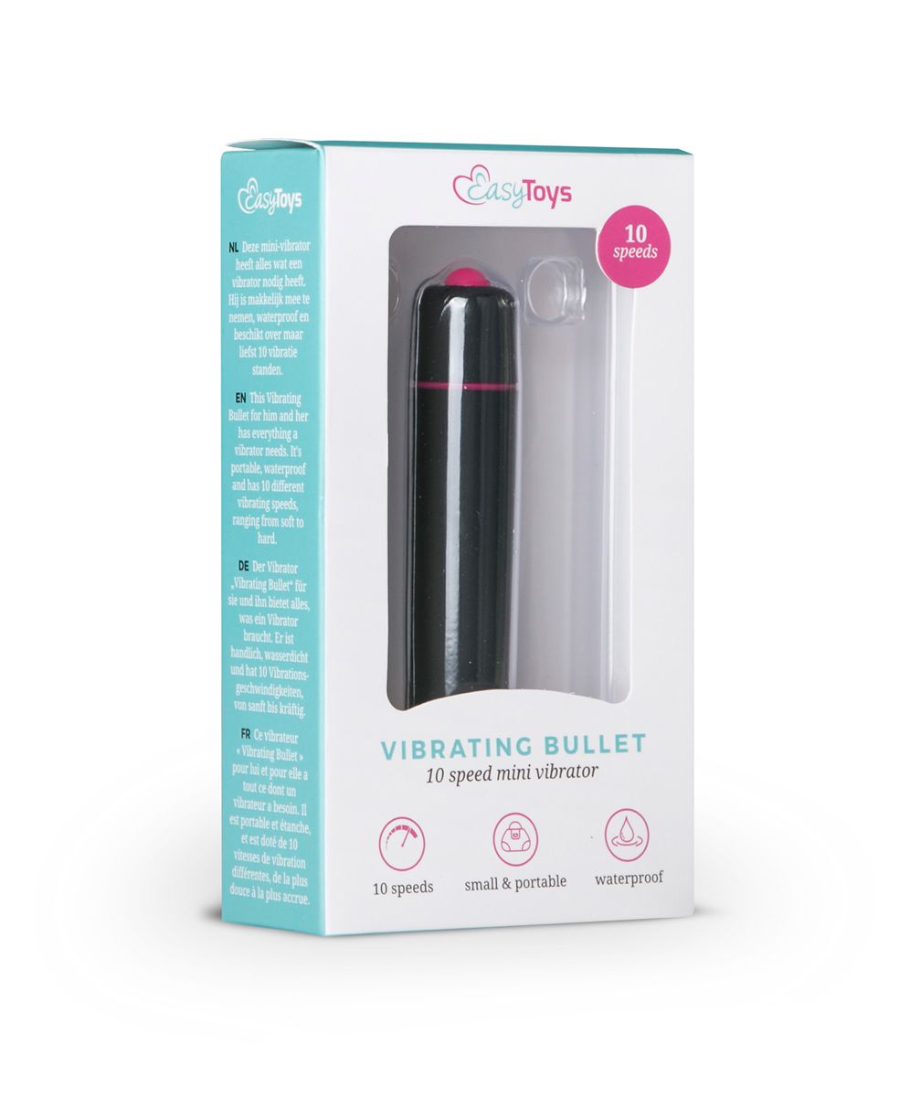 Easytoys 10 Speed Bullet Vibrator - Black