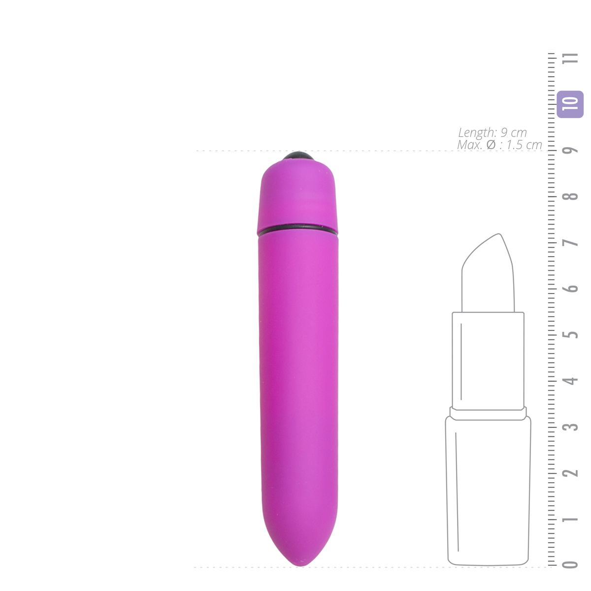 Easytoys 10 Speed Bullet Vibrator - Purple