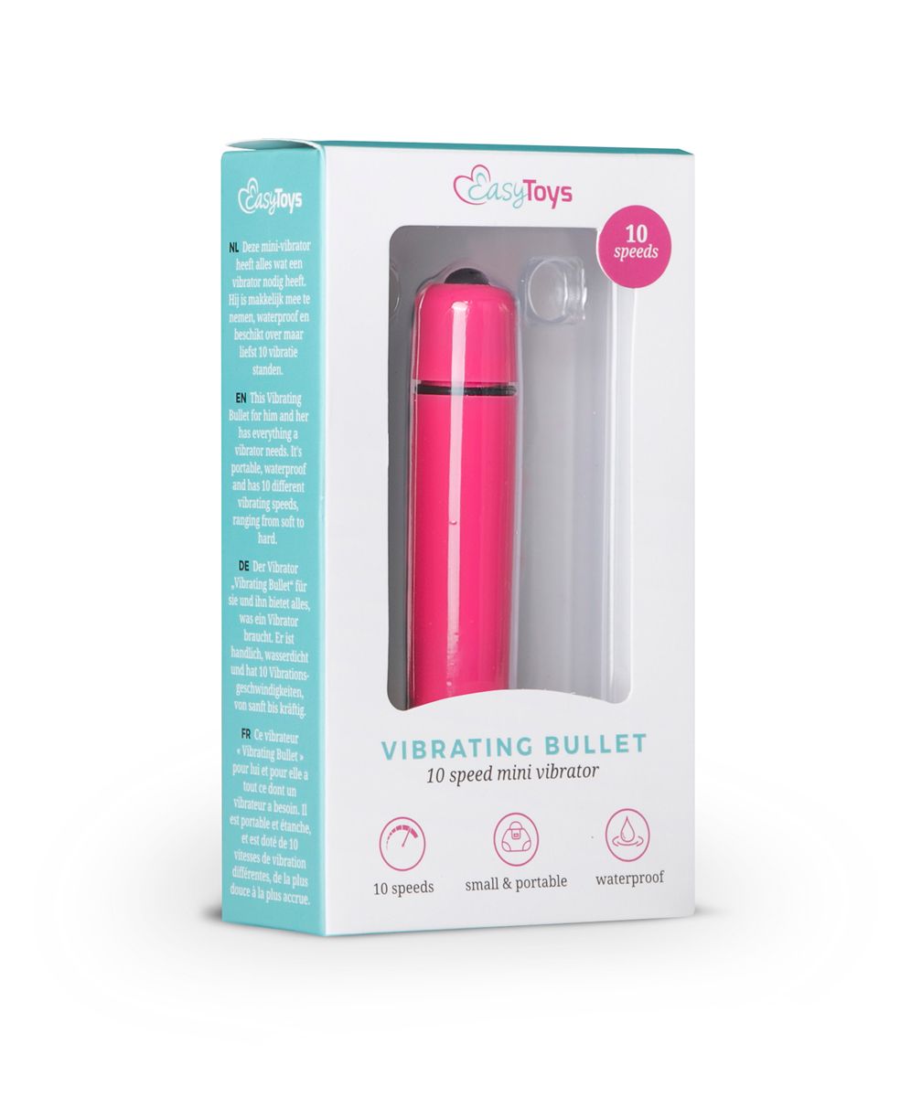 Easytoys 10 Speed Bullet Vibrator - Pink