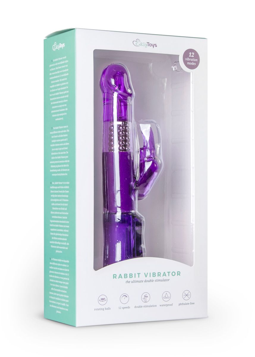 Easytoys Purple Rabbit Vibrator