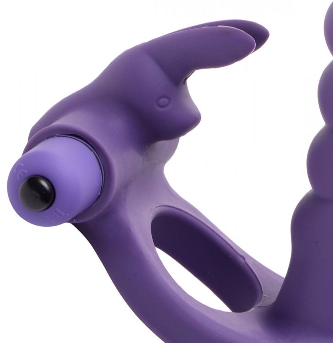 Frisky - Double Delight Dual Penetration Vibrating Rabbit Cock Ring