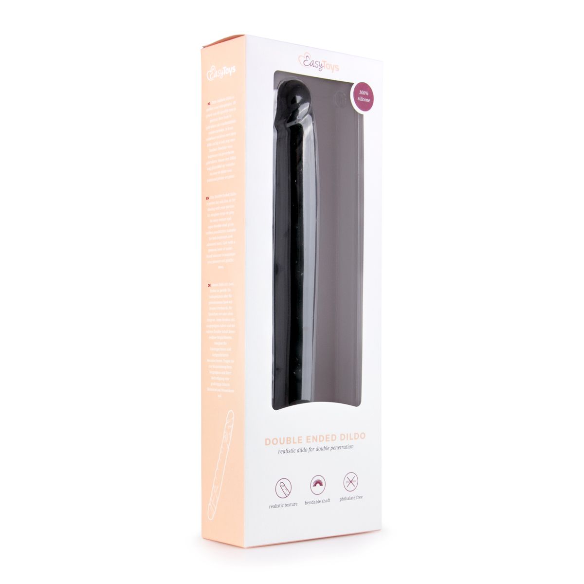 Silicone double end dildo