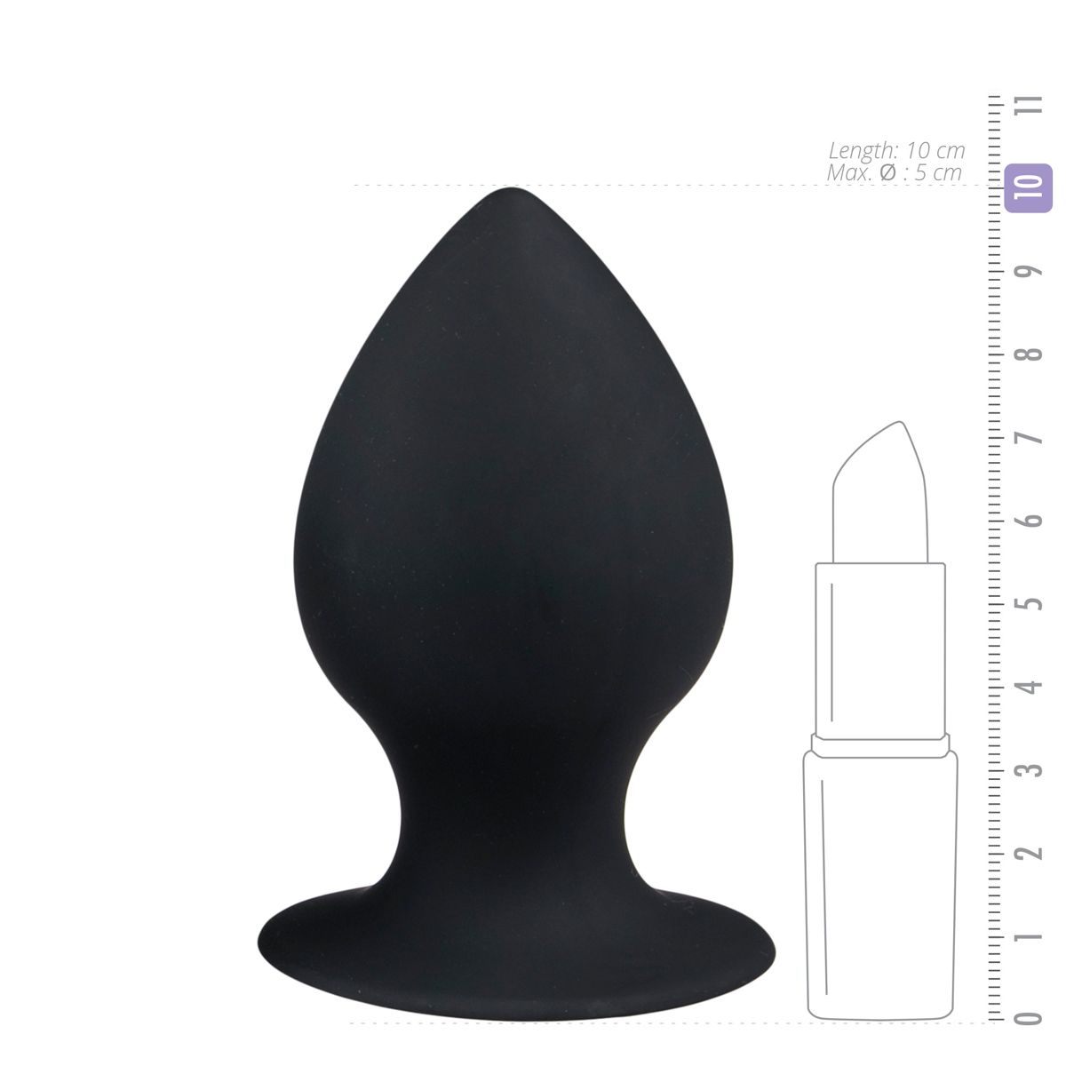 Easytoys Anal - Butt Plug - Black Large