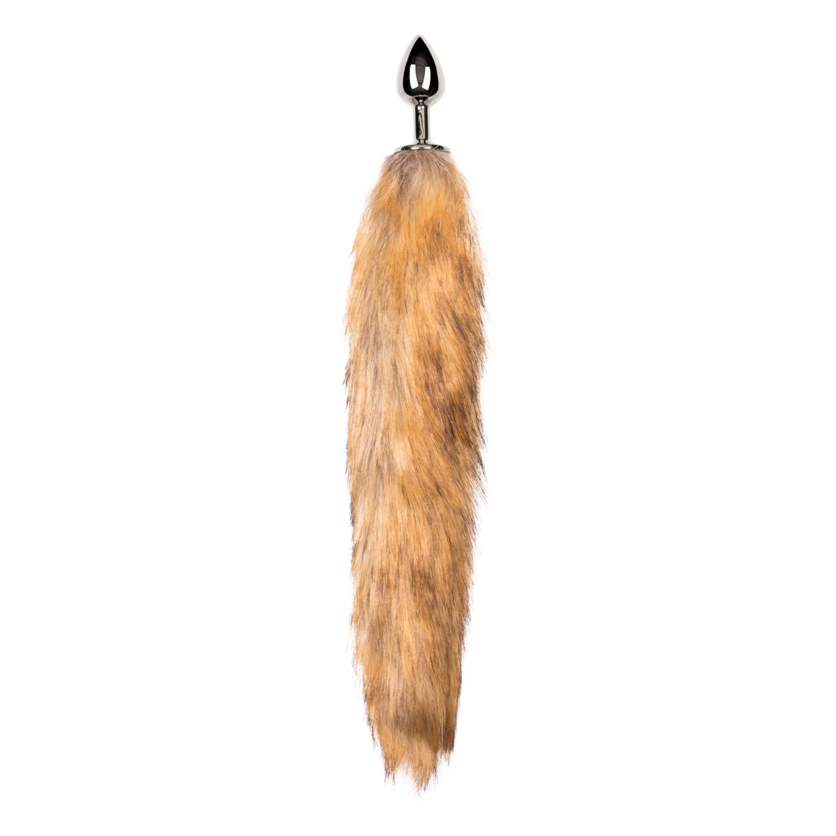 Easytoys Fetish - Butt Plug Silver – Beige Fox Tail