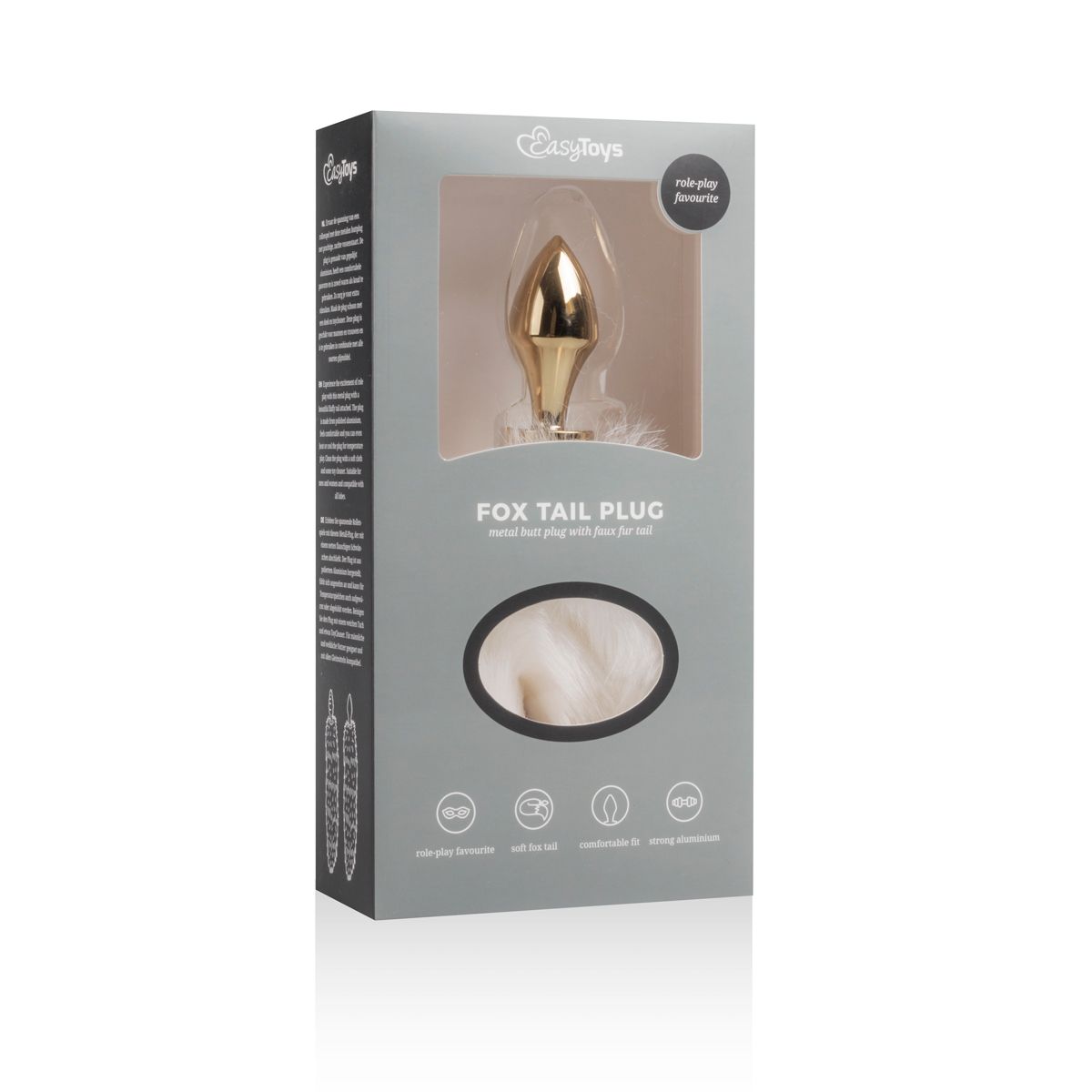 Easytoys Fetish - Butt Plug – White Fox Tail