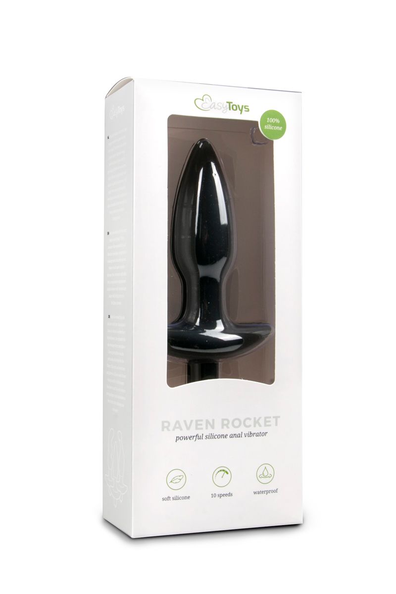 Black Silicone Perineum Tickler