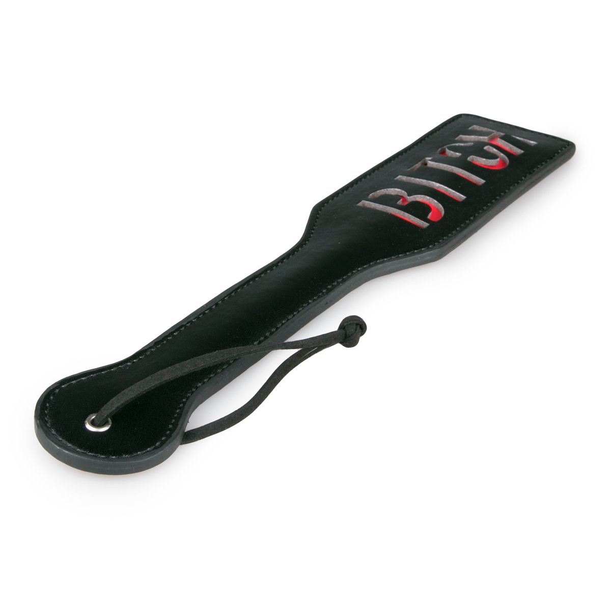 Easytoys Fetish - Black Leather Paddle - Bitch