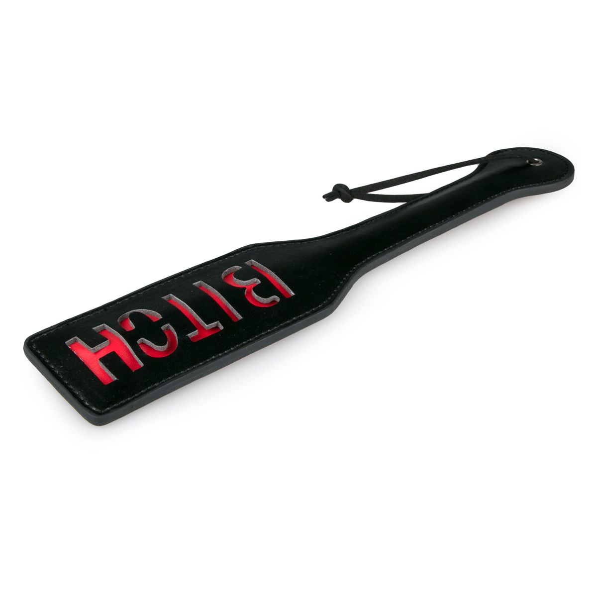 Easytoys Fetish - Black Leather Paddle - Bitch