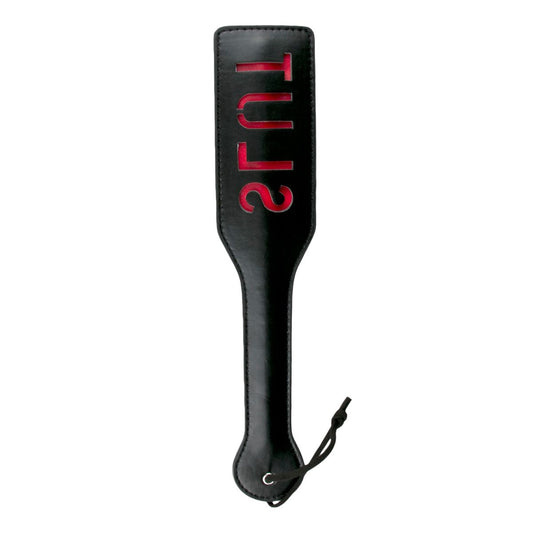 Easytoys Fetish - Black Leather Paddle - Slut