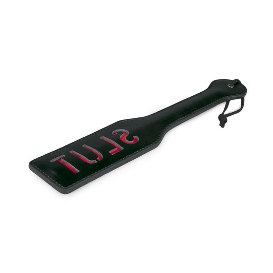 Easytoys Fetish - Black Leather Paddle - Slut