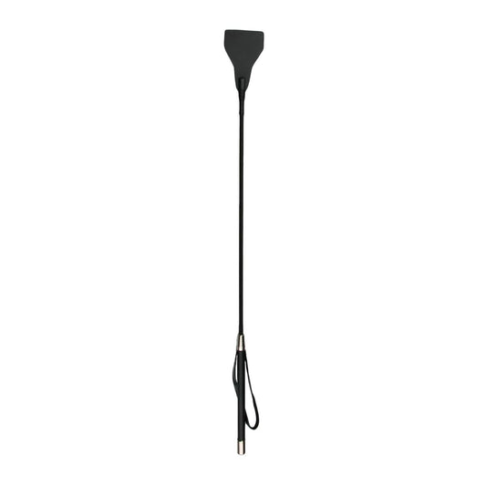 EasyToys - Fetish Long Leather Whip - Black