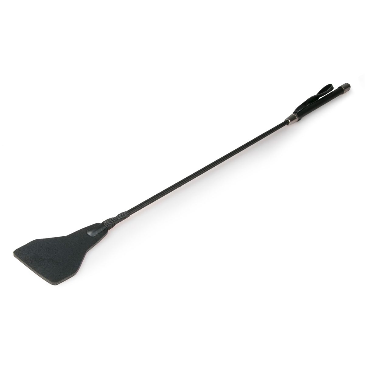 EasyToys - Fetish Long Leather Whip - Black