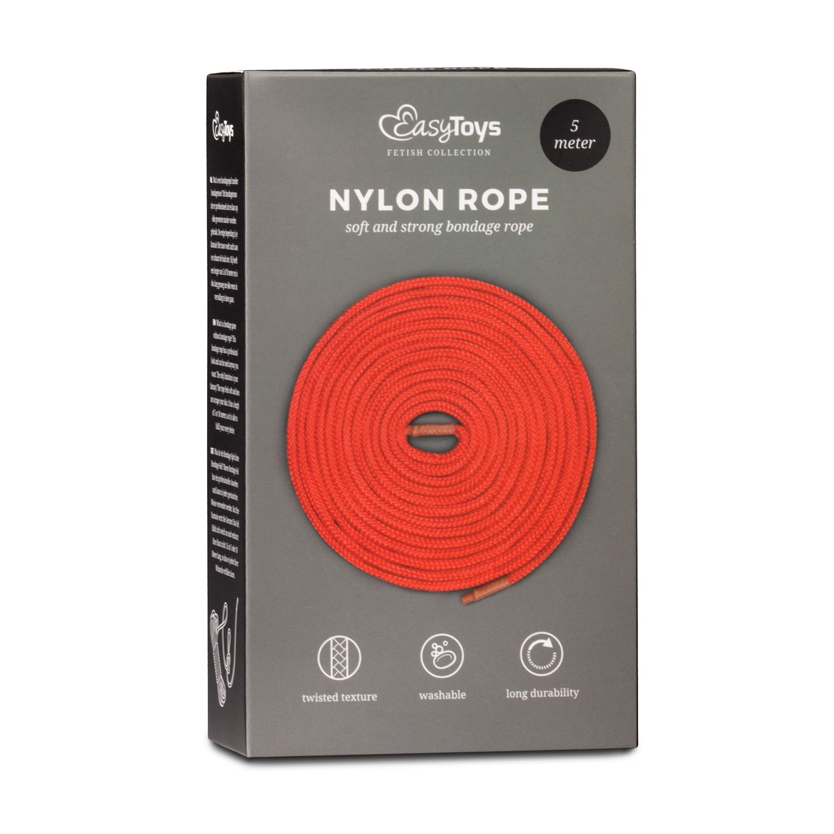 Easytoys Fetish - Red Bondage Rope - 5m