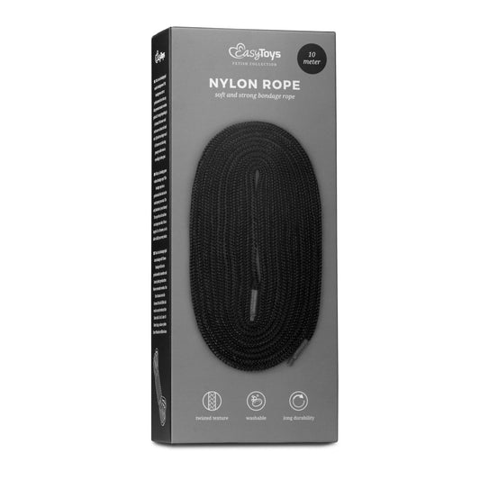 Easytoys Fetish - Black Bondage Rope - 10m