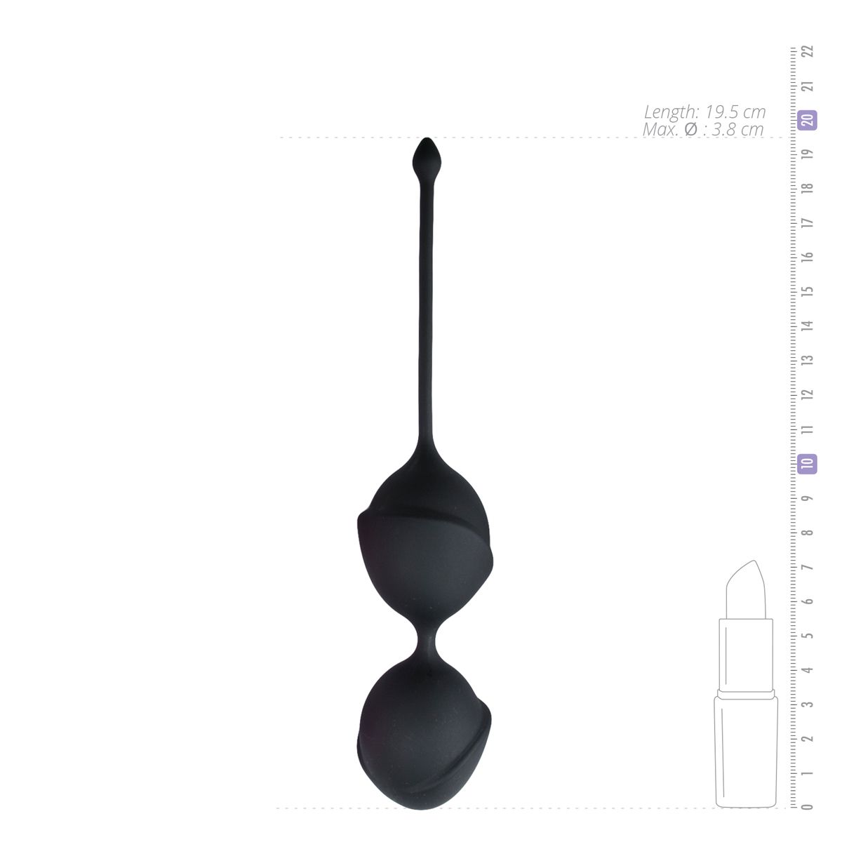 Black Double Vagina Balls