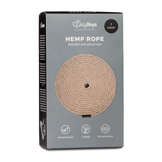 Fetish Hemp Bondage Rope 5M | EasyToys