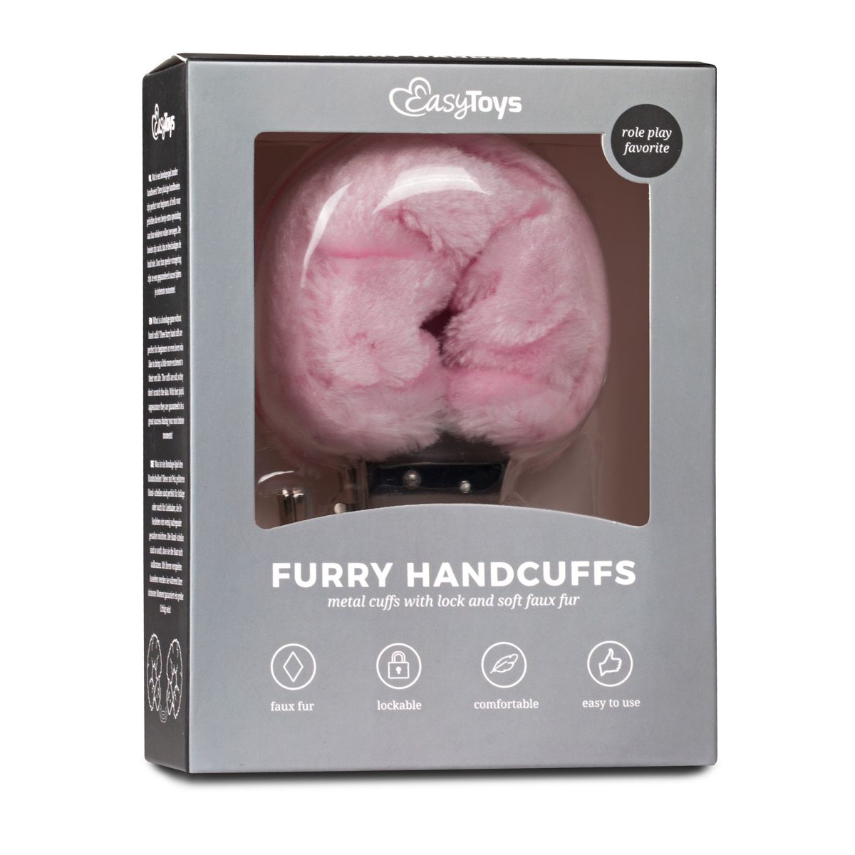 Easytoys Fetish - Furry Handcuffs Pink