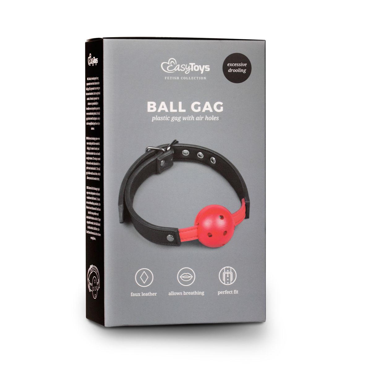 Easytoys Fetish - Ball Gag With PVC Ball Red