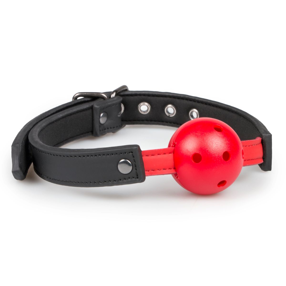 Easytoys Fetish - Ball Gag With PVC Ball - Red