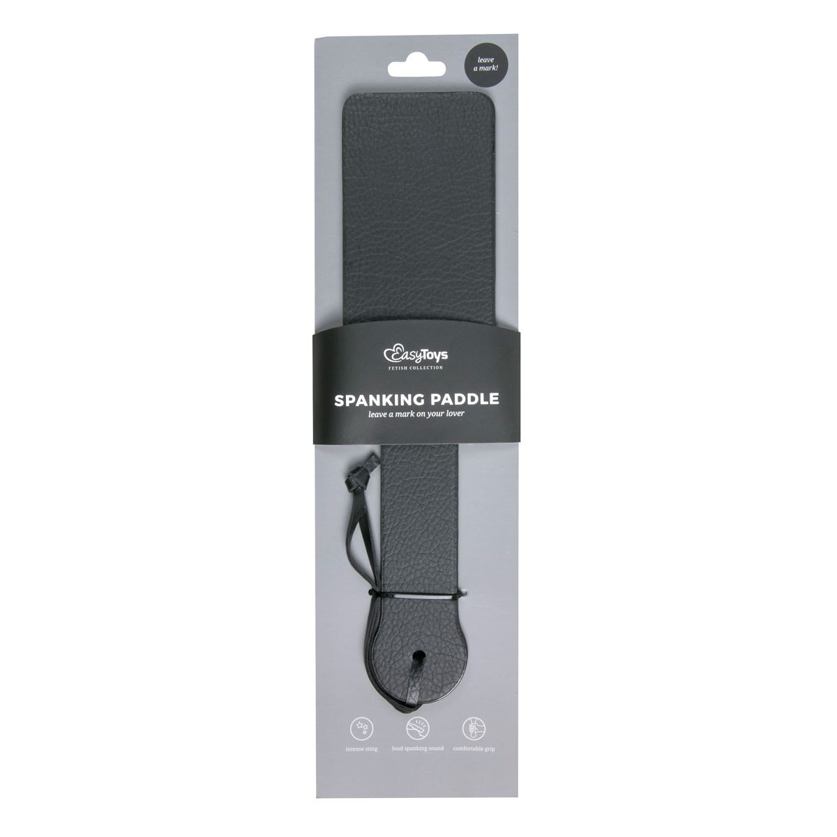 Easytoys Fetish - Black PU Leather Paddle