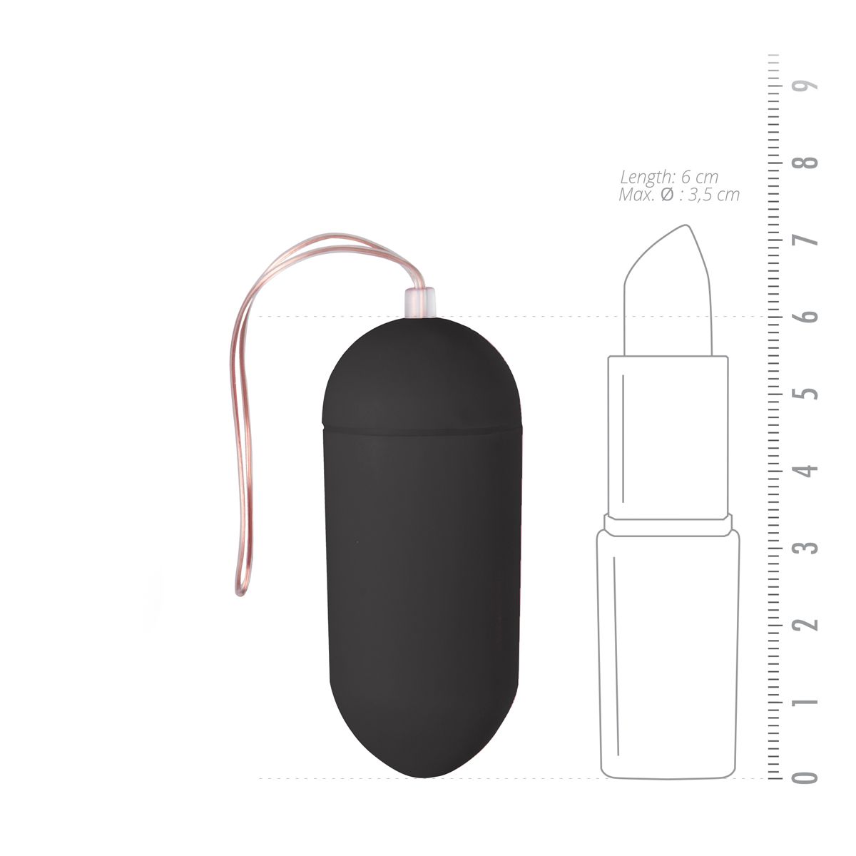 Easytoys Remote Control Vibrating Egg Black