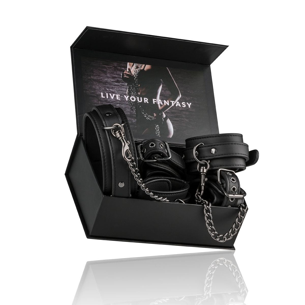 Easytoys Fetish - Bondage Set - Collar Hand and Ankle Cuffs