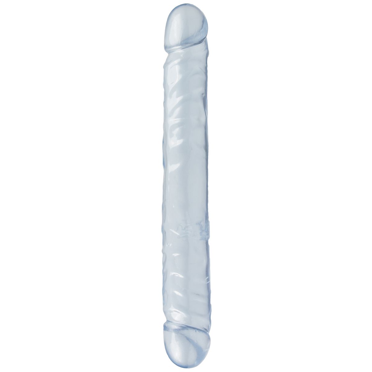 Clear Crystal Jellies double-ended dildo by Doc Johnson