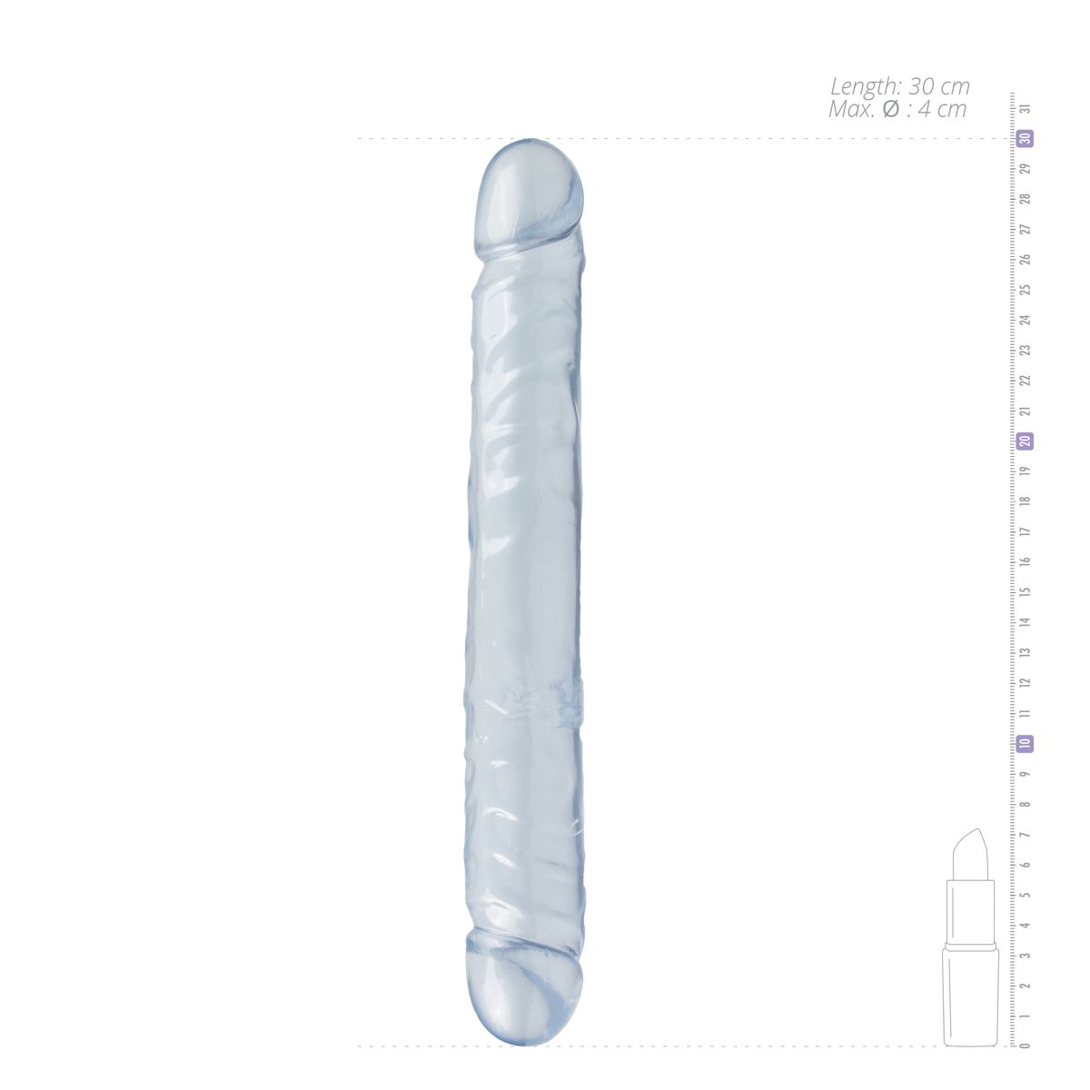 Crystal Jellies - 12 Inch Jr. Double Dong