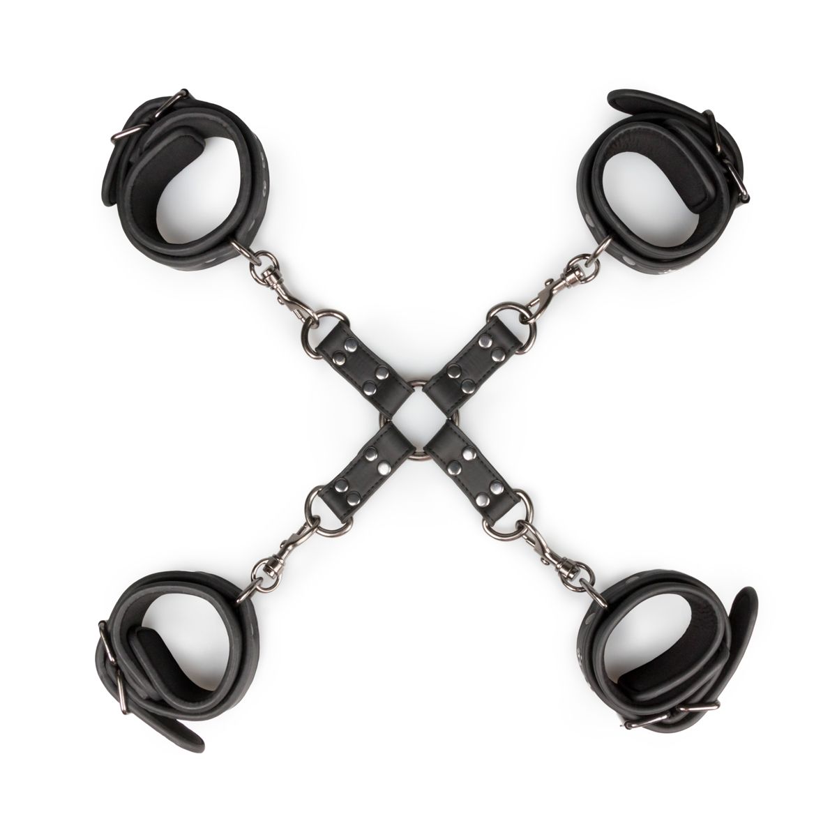 Easytoys Fetish - Hogtie With Hand and Anklecuffs - Black