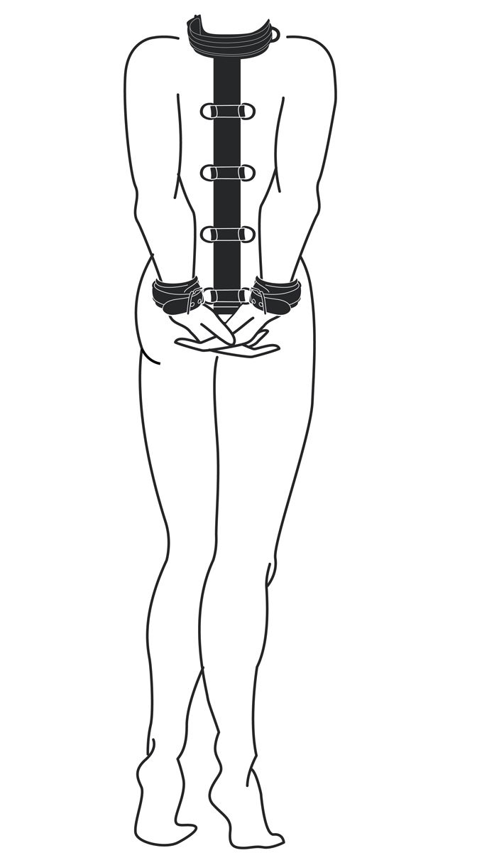 Easytoys Fetish - Neck and Wrist Restraint
