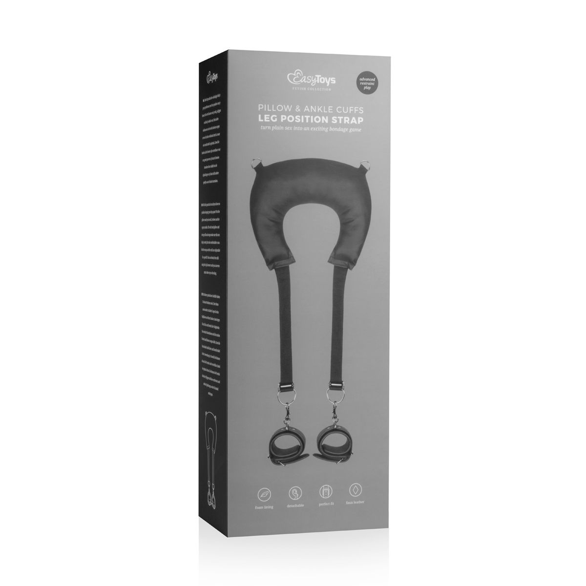 Easytoys Fetish - Pillow & Ankle Cuffs Leg Position Strap