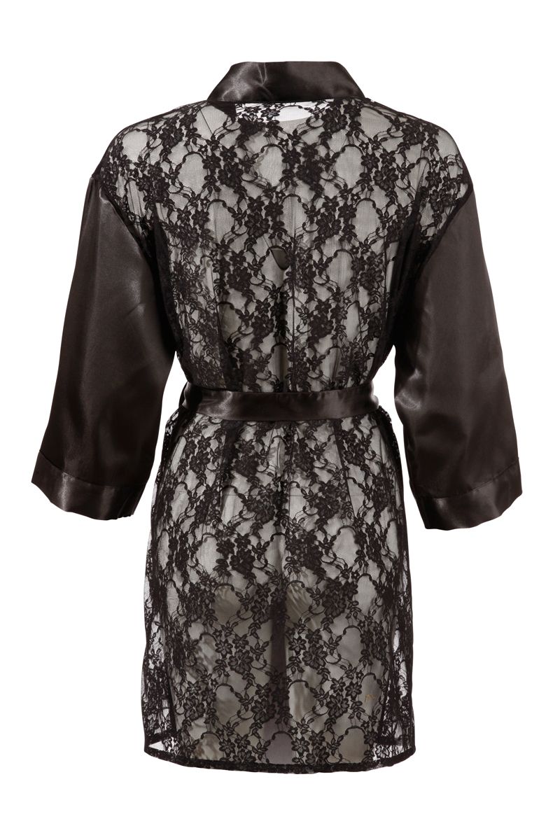 Kimono With Lace Back