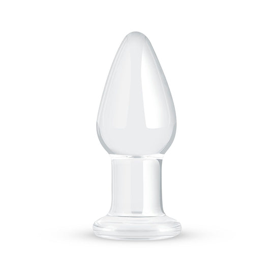Clear Glass Buttplug