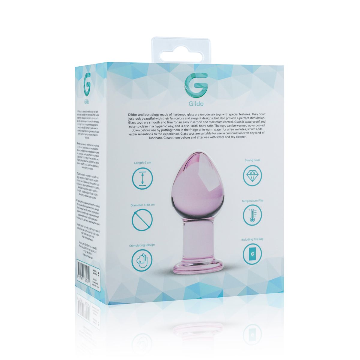 Glass Buttplug | Gildo — Pink