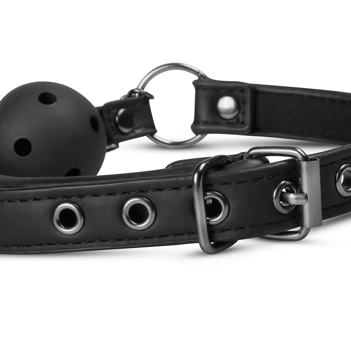 Easytoys Fetish - Open Ball Gag With Nipple Clamps