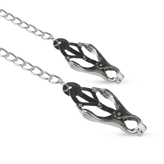 Easytoys Fetish - Japanese Clover Clamps With Chain