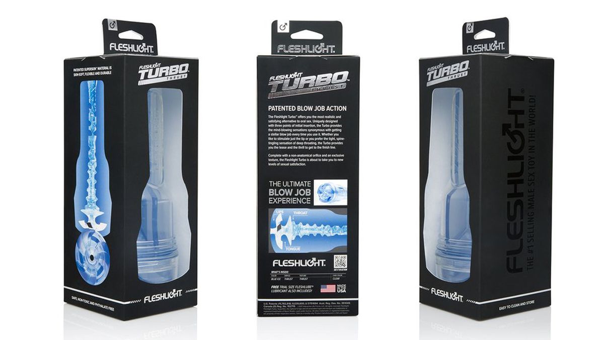 Male Masturbator Massager (Adult toy) - Blue Ice