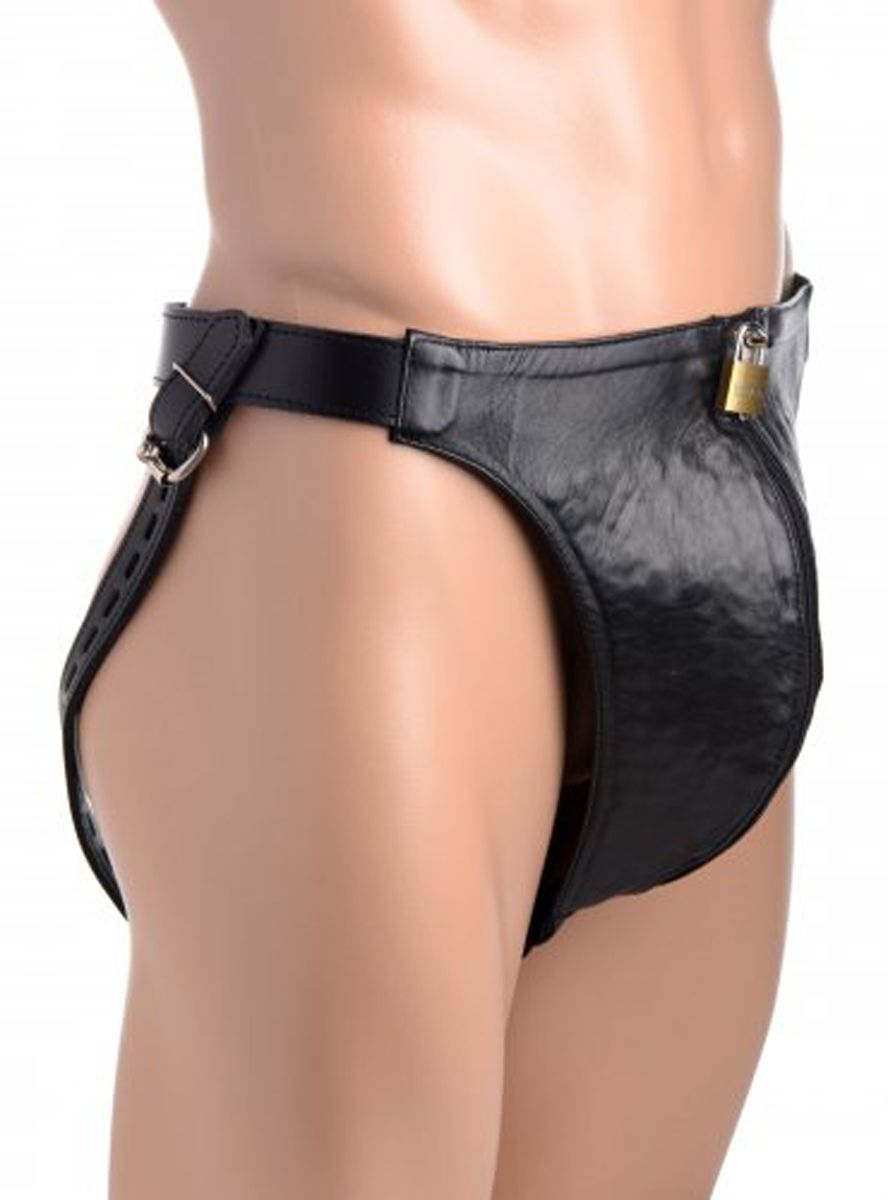 Spiked Leather Confinement Jockstrap