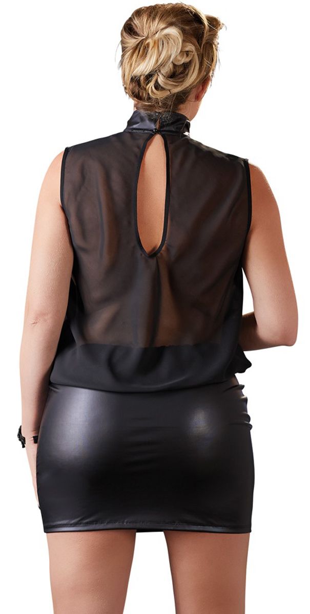 Dress transparent black