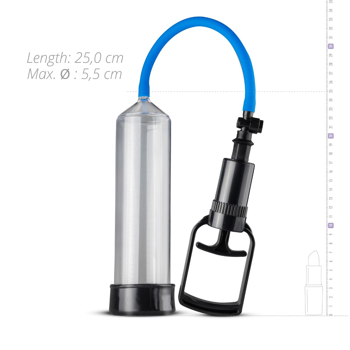 Finger Grip Penis Pump - Clear