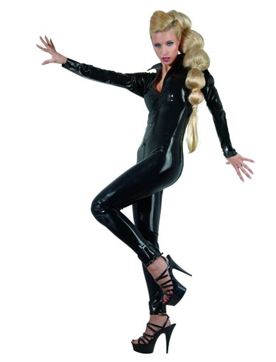 Latex Catsuit black