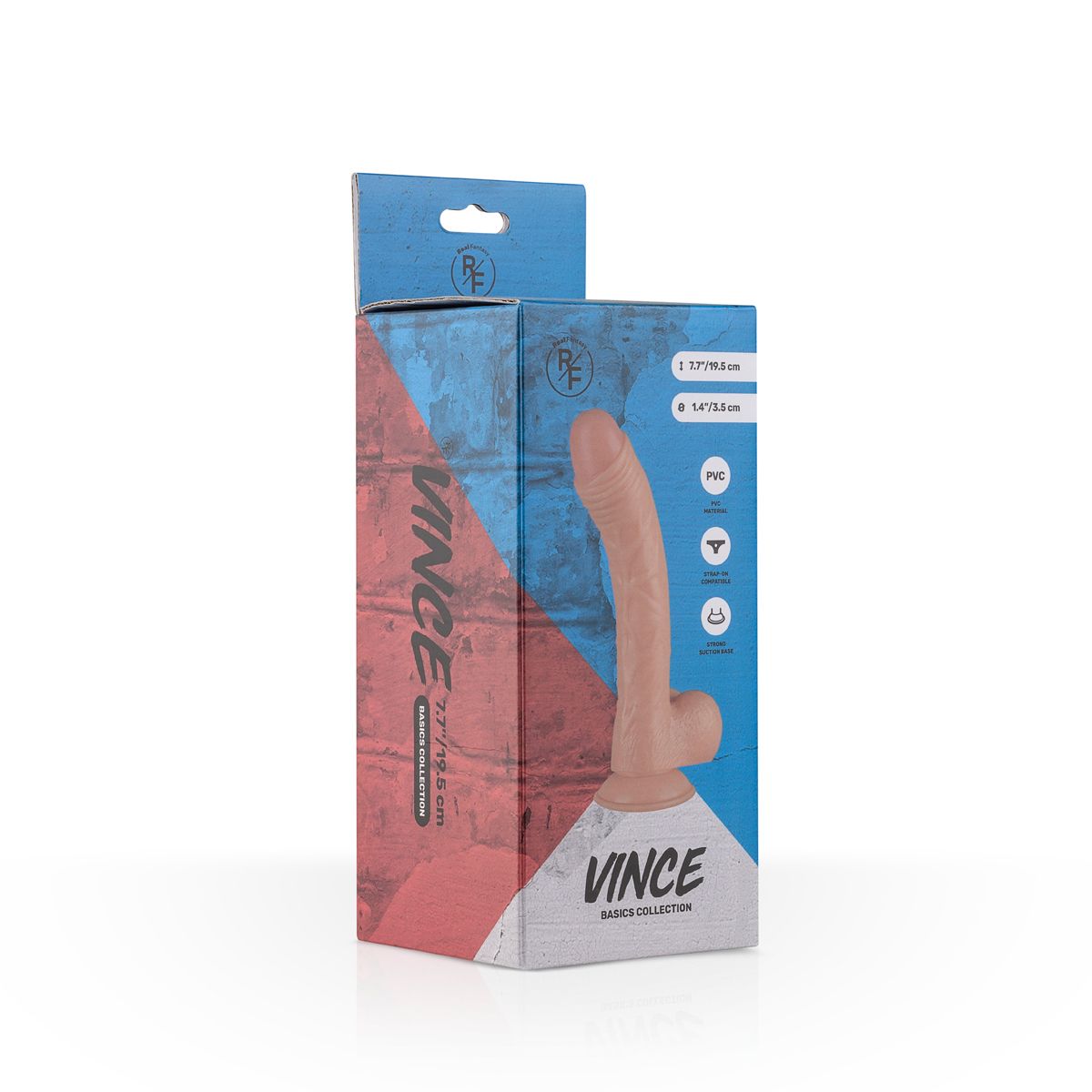 Vince Realistic Dildo  - 19,5 cm