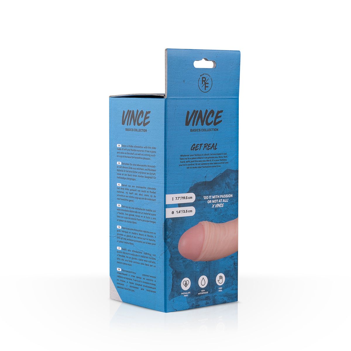 Vince Realistic Dildo  - 19,5 cm