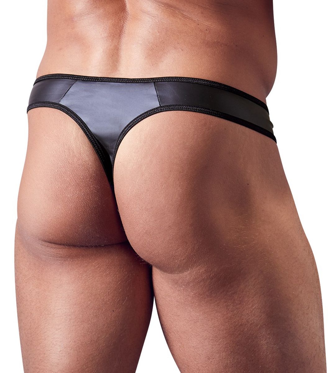 Men's G-string With Rhinestone Zip