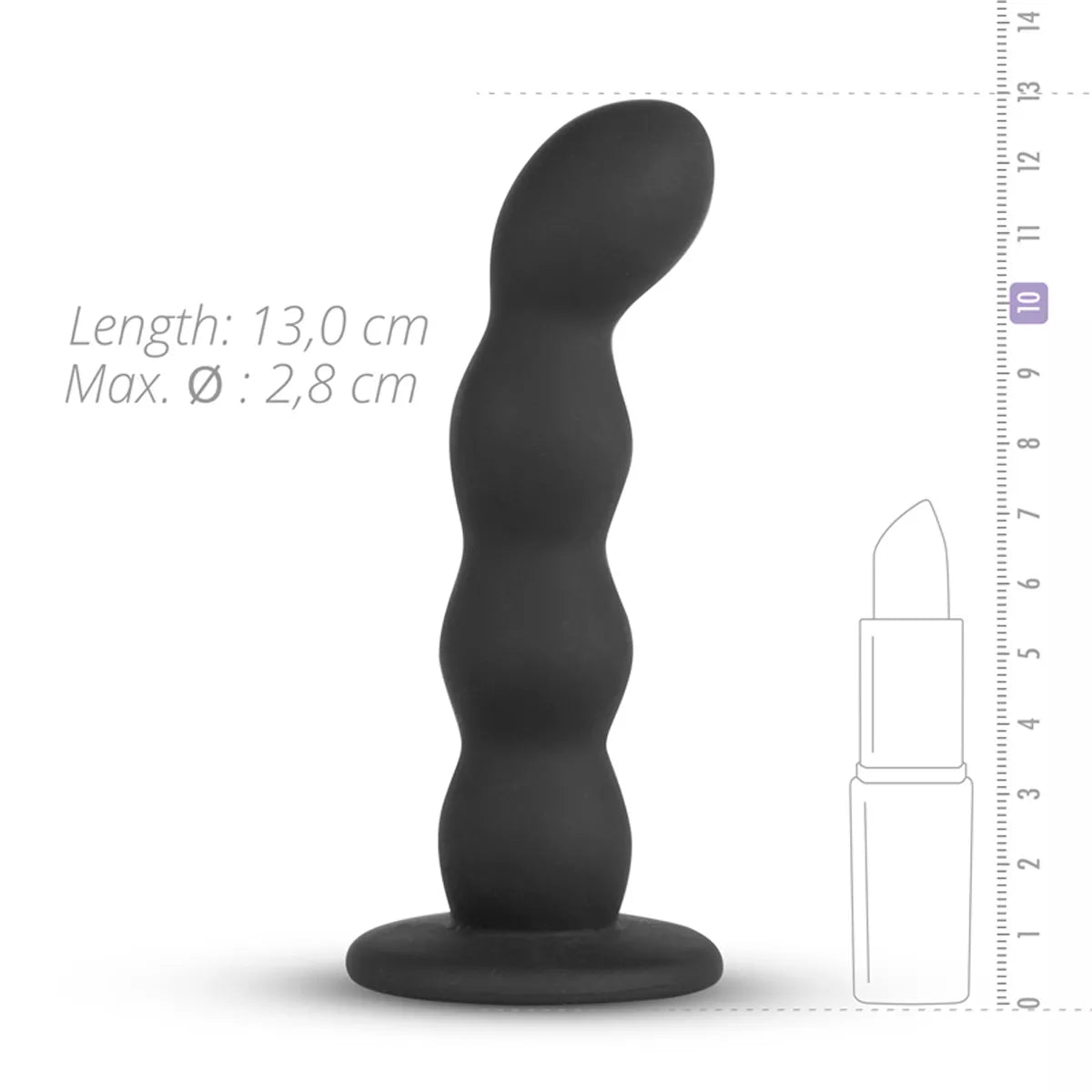 Teazers – Silicone Strap-On Set – Black