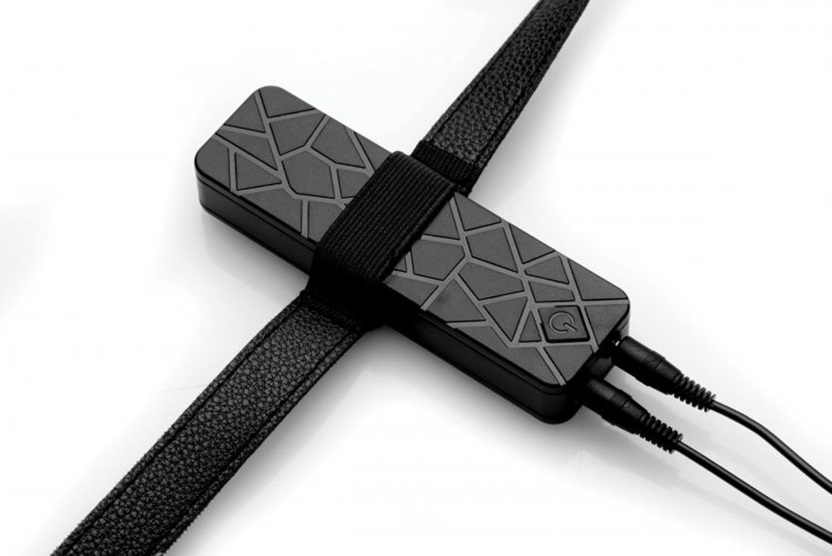 Power Pegger Double Strap-On Vibrator - Black