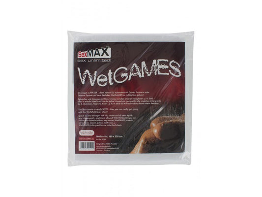 SexMAX WetGAMES Vinyl Sheet 180 x 220 cm - White